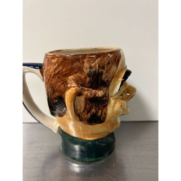 Vintage Occupied Hand made, Hand painted Japan Ceramic Toby mug Circa - Picture 6 of 8
